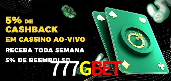 Promoções do cassino ao Vivo 777Gbet